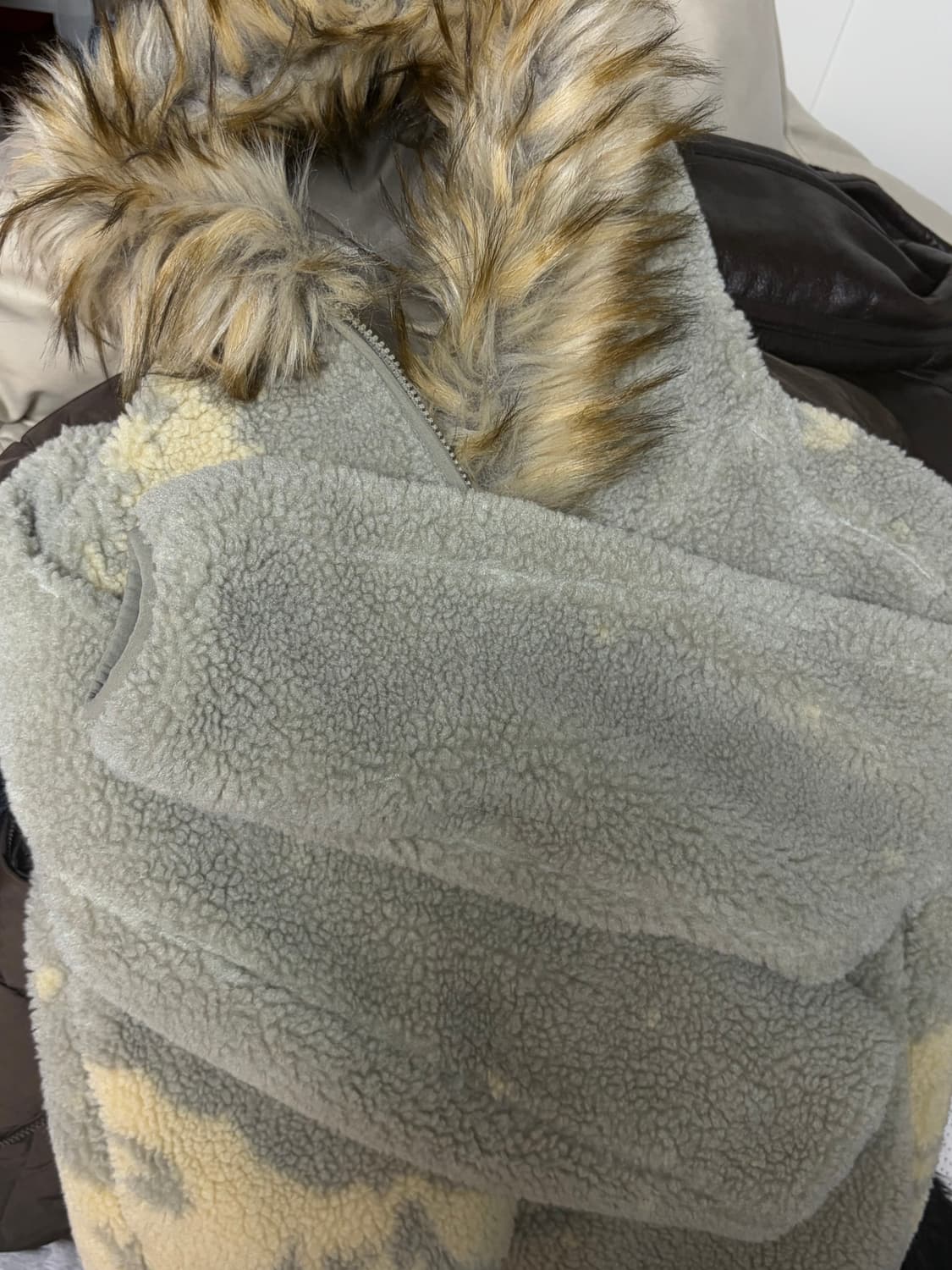 open yy 오픈와이와이 후리스 후디 재킷 민트 1 상품이미지2