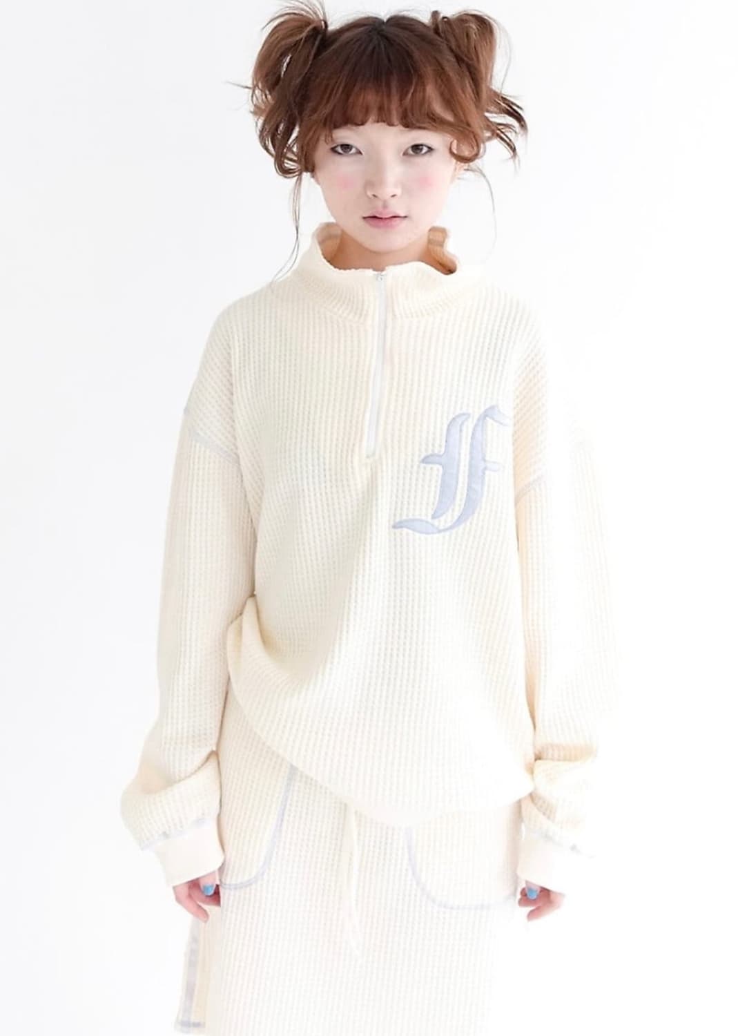 <구함> 샵페어리 와플 집업  상품이미지1