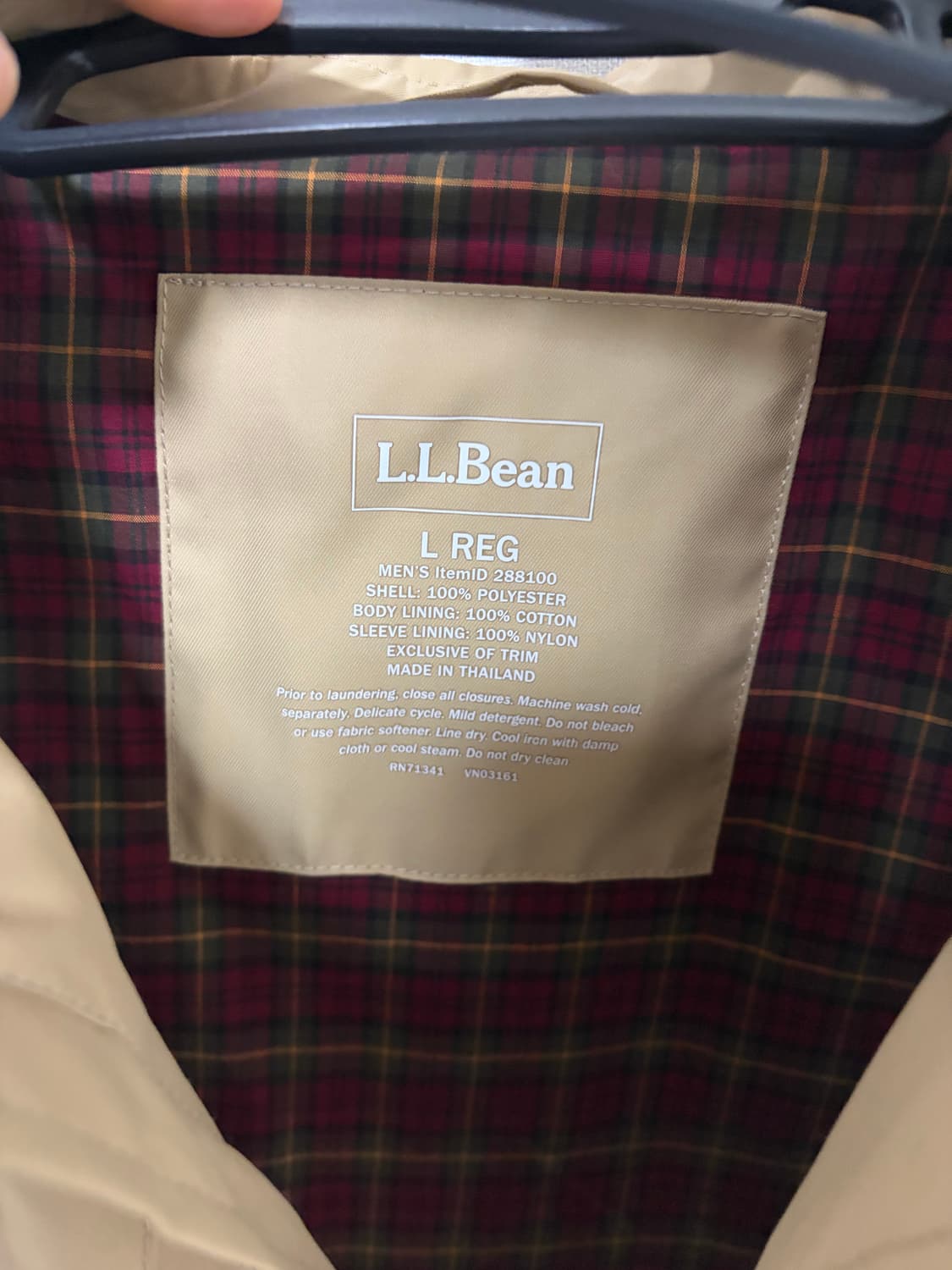 LL Bean 트렌치 코트 상품이미지3