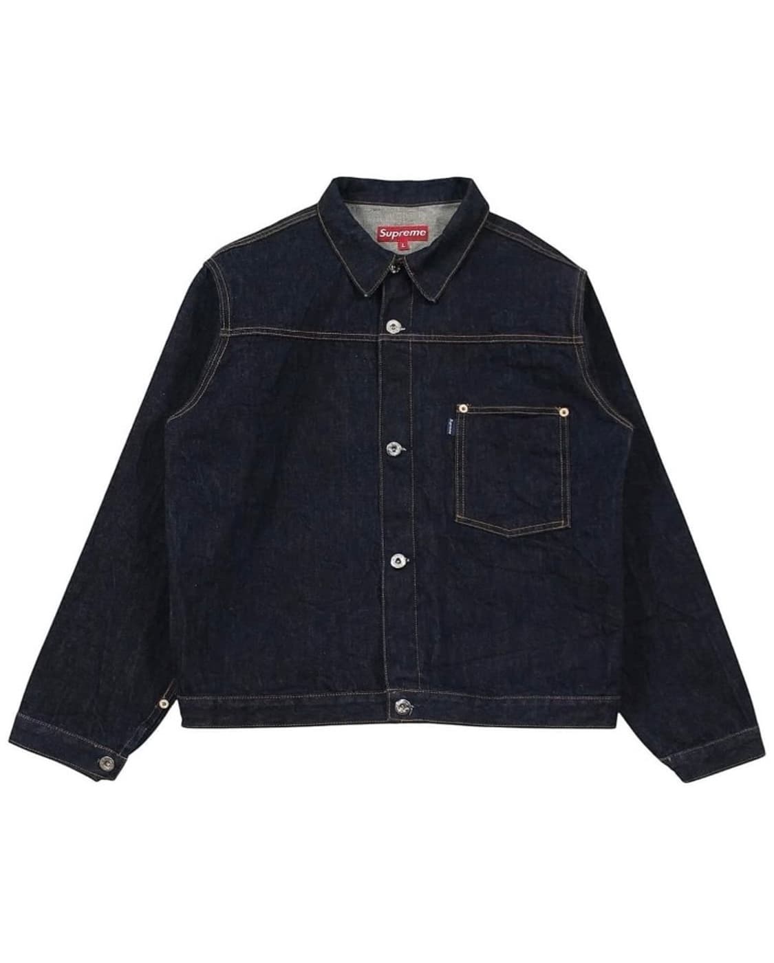(구매) 90s 슈프림 1세대 셀비지 데님 자켓 상품이미지1