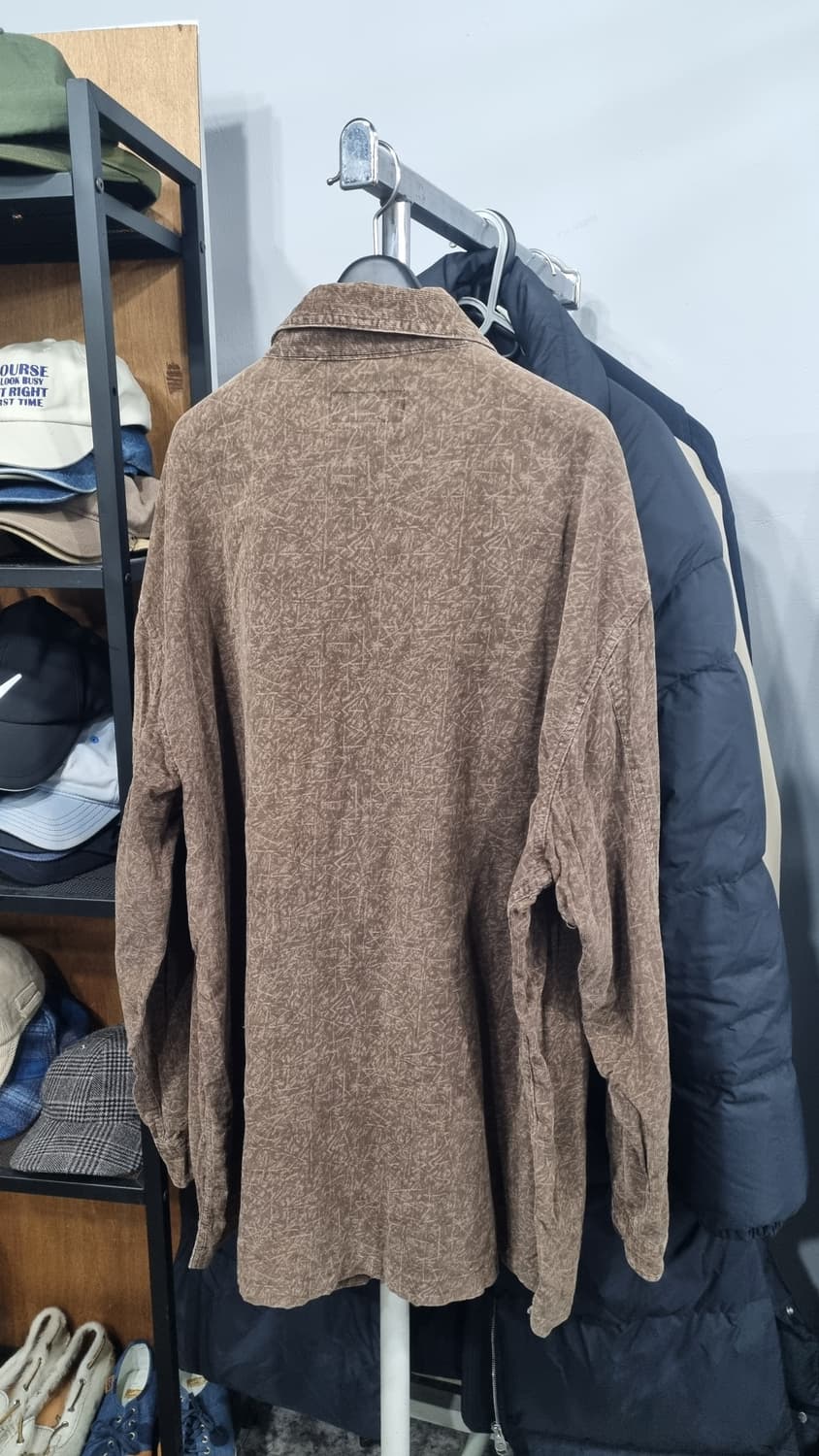 일본판) 에어워크 코듀로이 카고셔츠 110이상(가슴단면71) 상태좋음 상품이미지5