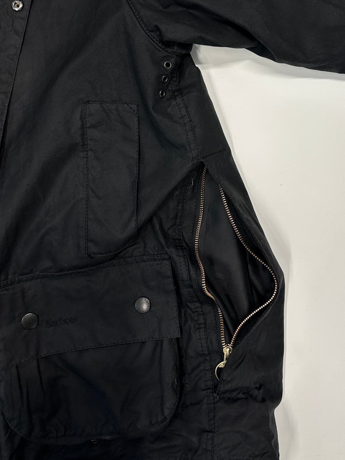 Barbour 바버 뷰포트 왁스자켓 (38/여성L) 블랙 상품이미지7