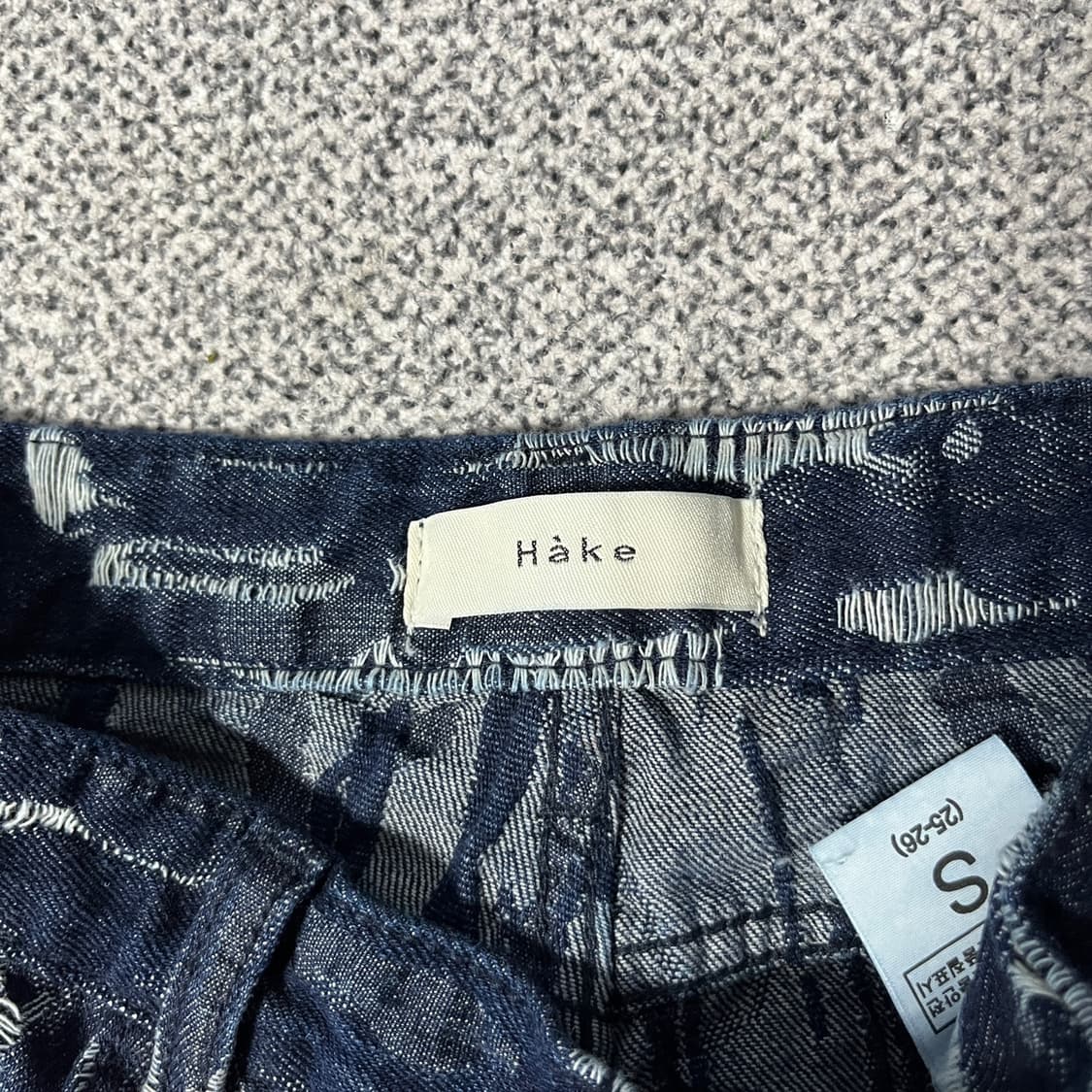 Hake 데님 셋업 청자켓 + 데님팬츠 상품이미지8