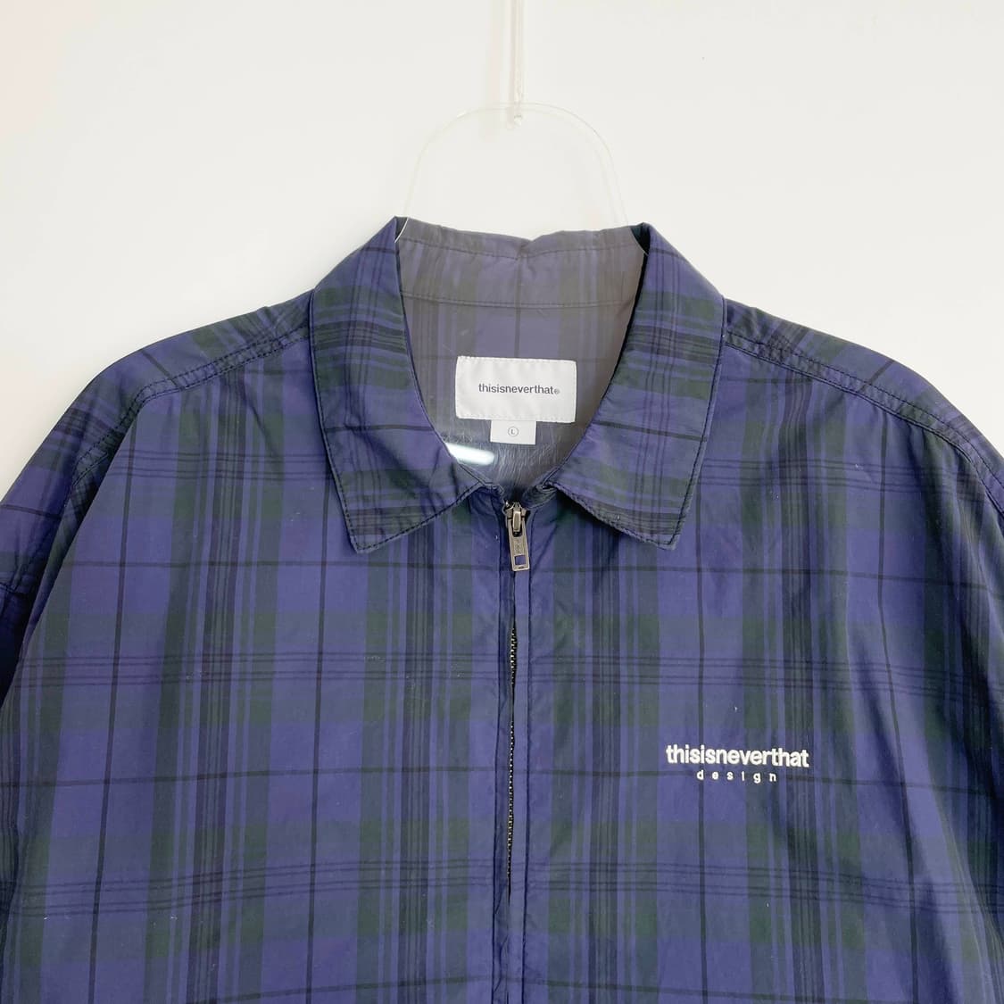 B1 디스이즈네버댓(thisisneverthat) 코듀라 체크 자켓 L사 상품이미지2