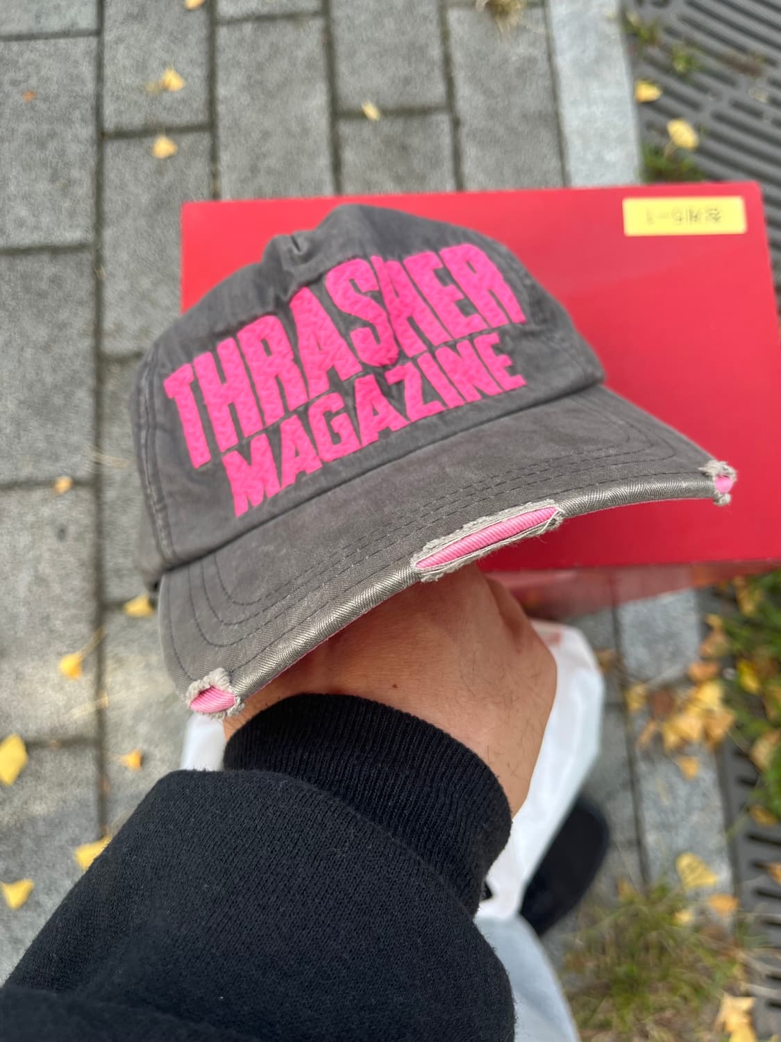Vtg 00s 트레셔 헤링본트윌 6-panel 상품이미지1