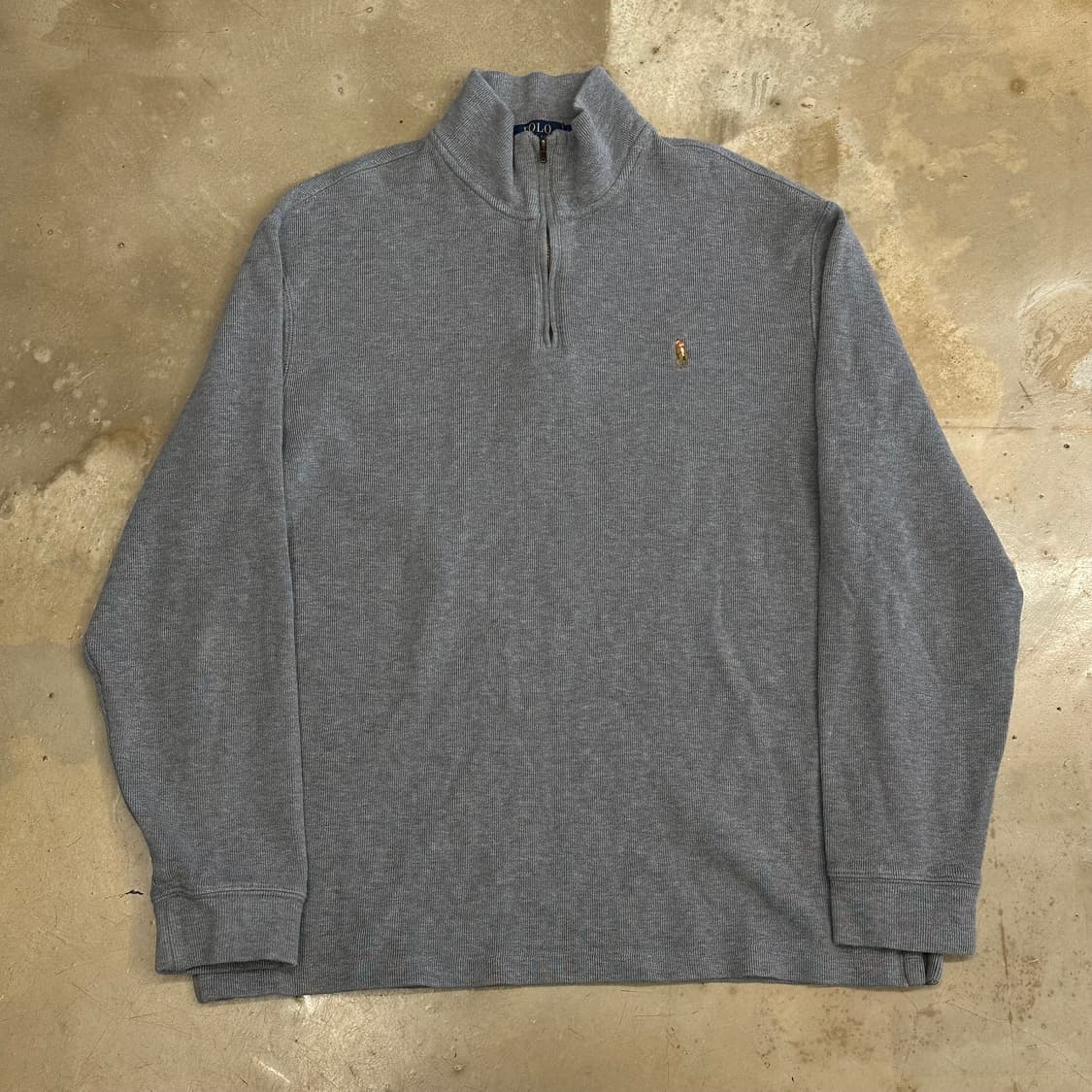 L 폴로랄프로렌 그레이 반집업 니트  상품이미지2