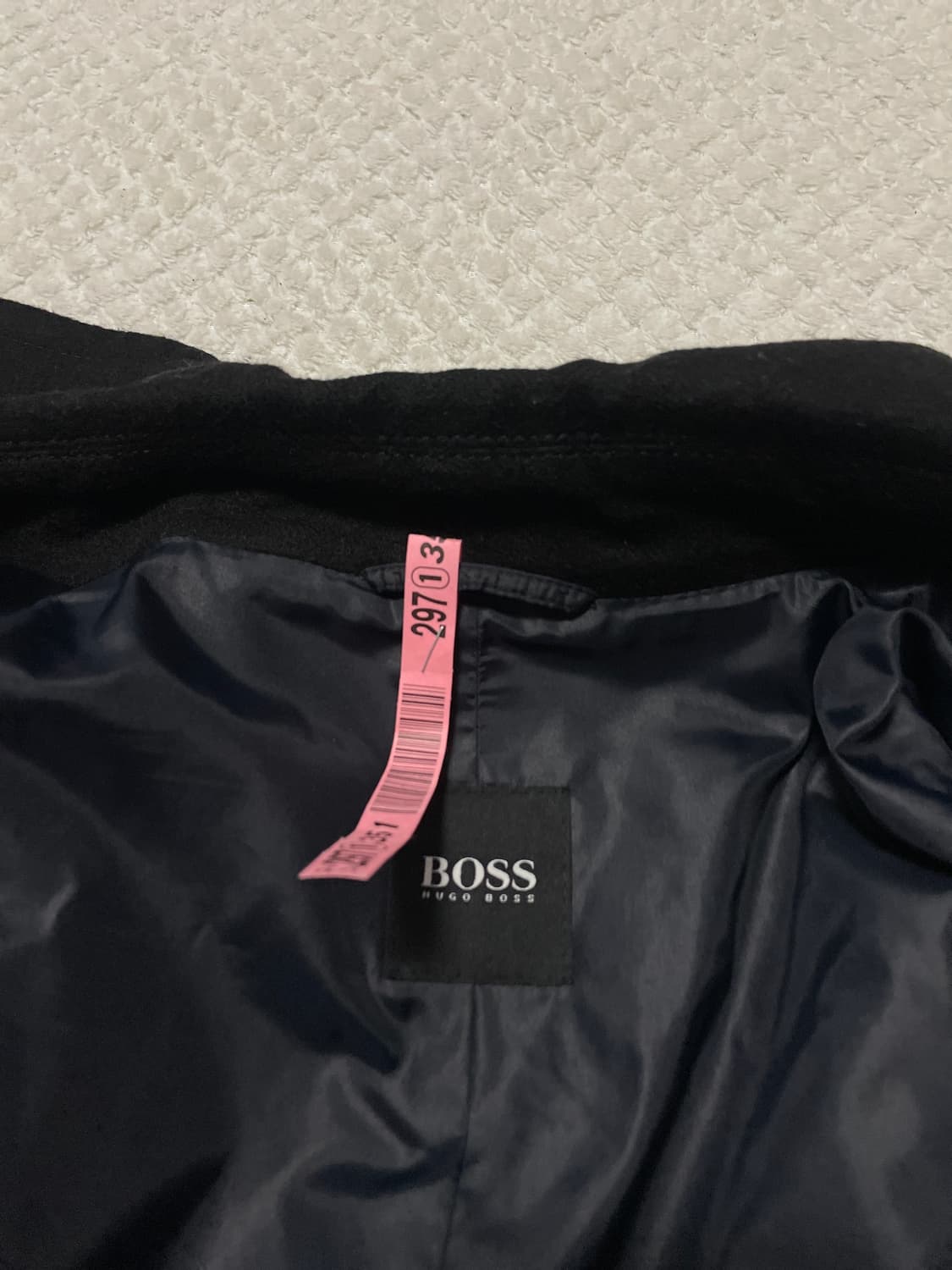 [48] BOSS 휴고보스 울 캐시미어 발마칸 코트 블랙(클리닝O) 상품이미지6