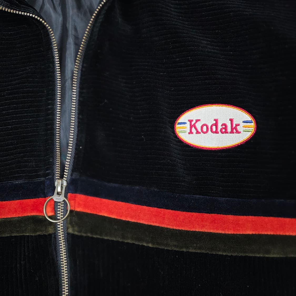 코닥 코다컬러 코듀로이 집업 블랙 2XL 상품이미지5