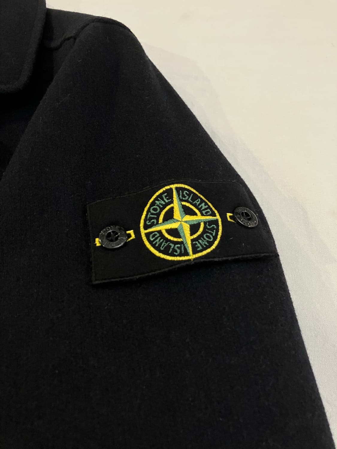 16FW 스톤아일랜드 울 피코트 블랙 상품이미지3