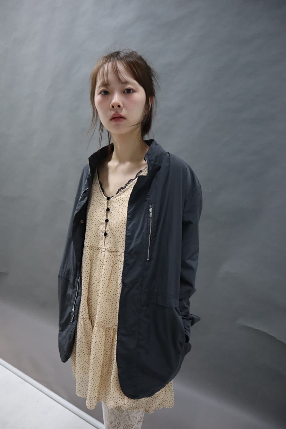 deep charcoal wind blouson 상품이미지5