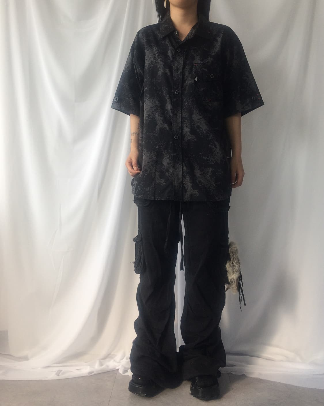 Bad boy dyed printing shirt 상품이미지1