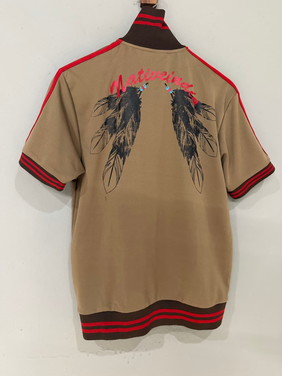 indian leaf printing detail zip-up 상품이미지10