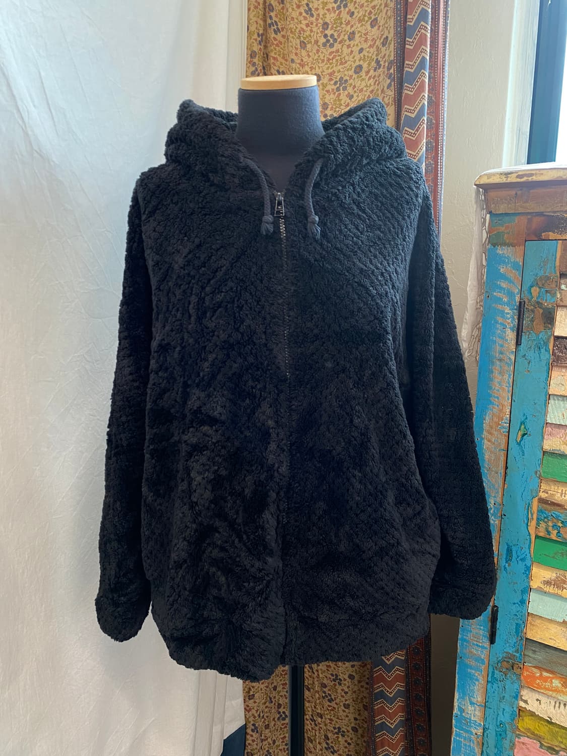 GU 플리스 후드집업자켓(M) 상품이미지1