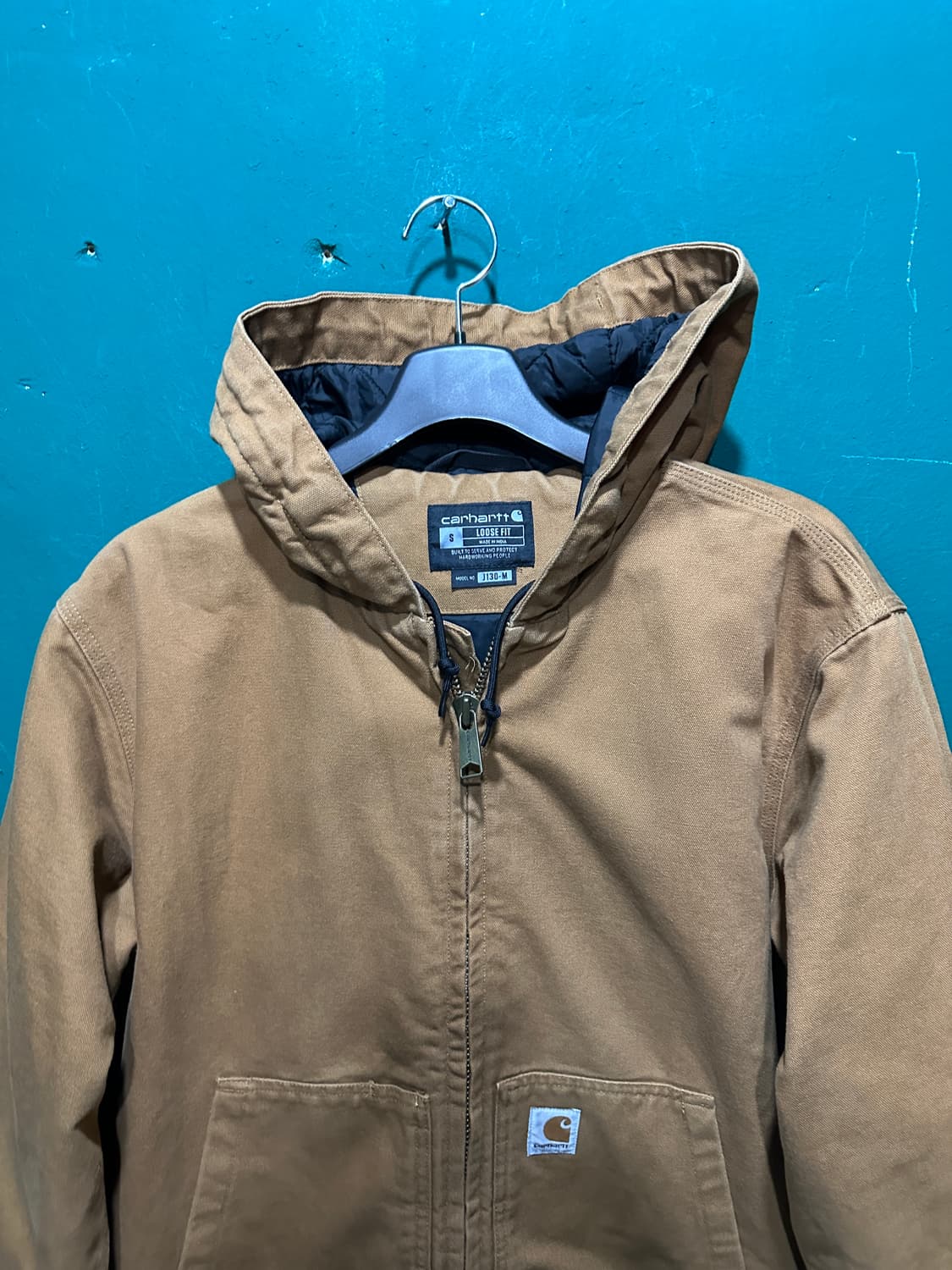 칼하트 덕액티브 자켓 된장M 상품이미지3