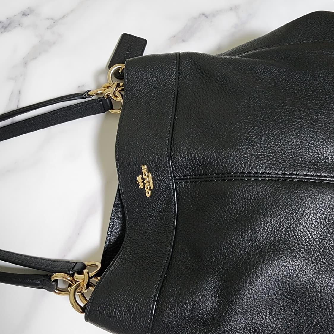 상태굿)코치 레더 호보, 숄더백 상품이미지5