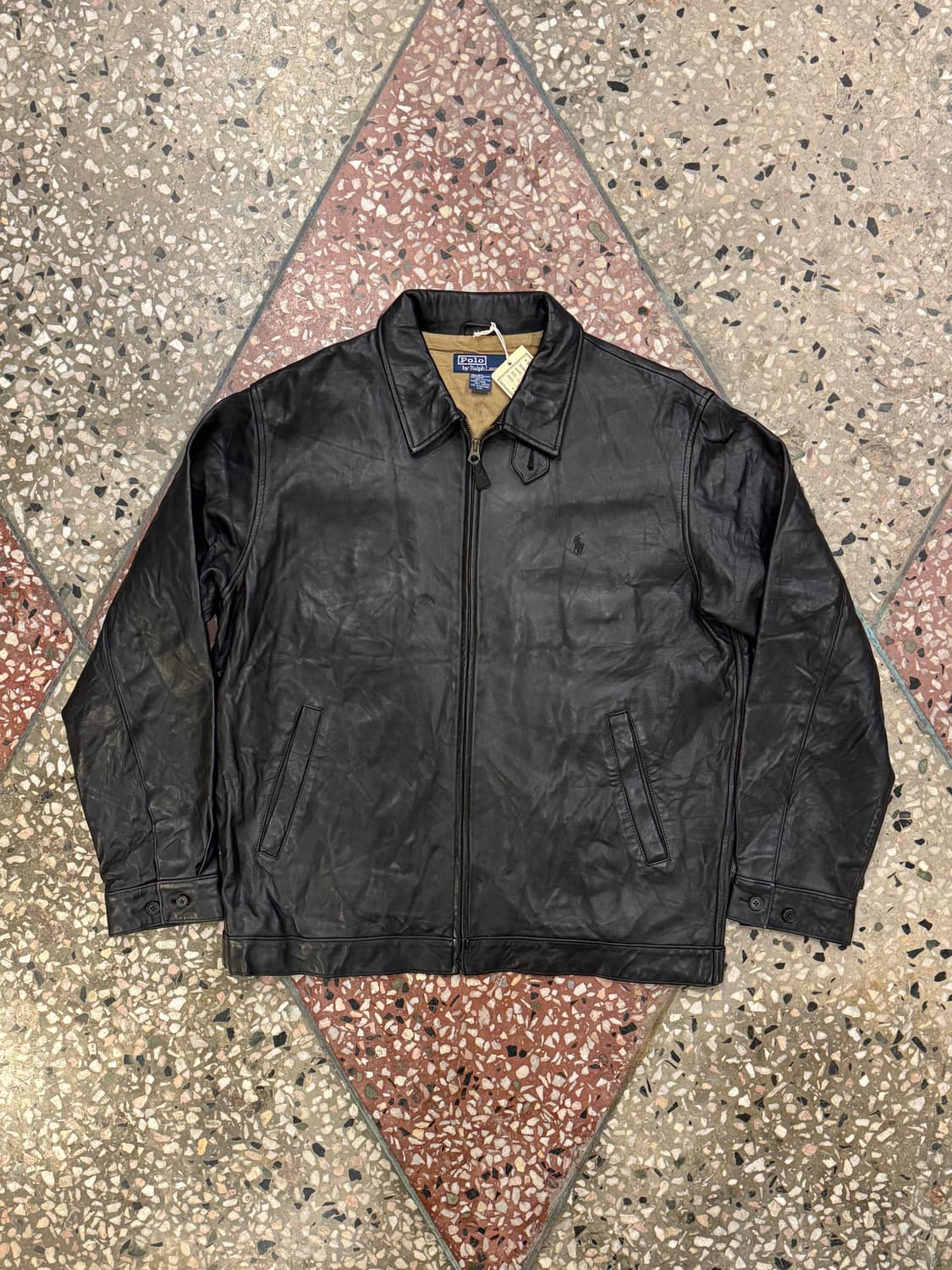 폴로 랄프로렌 맥스웰 레더 자켓 (L) 상품이미지1