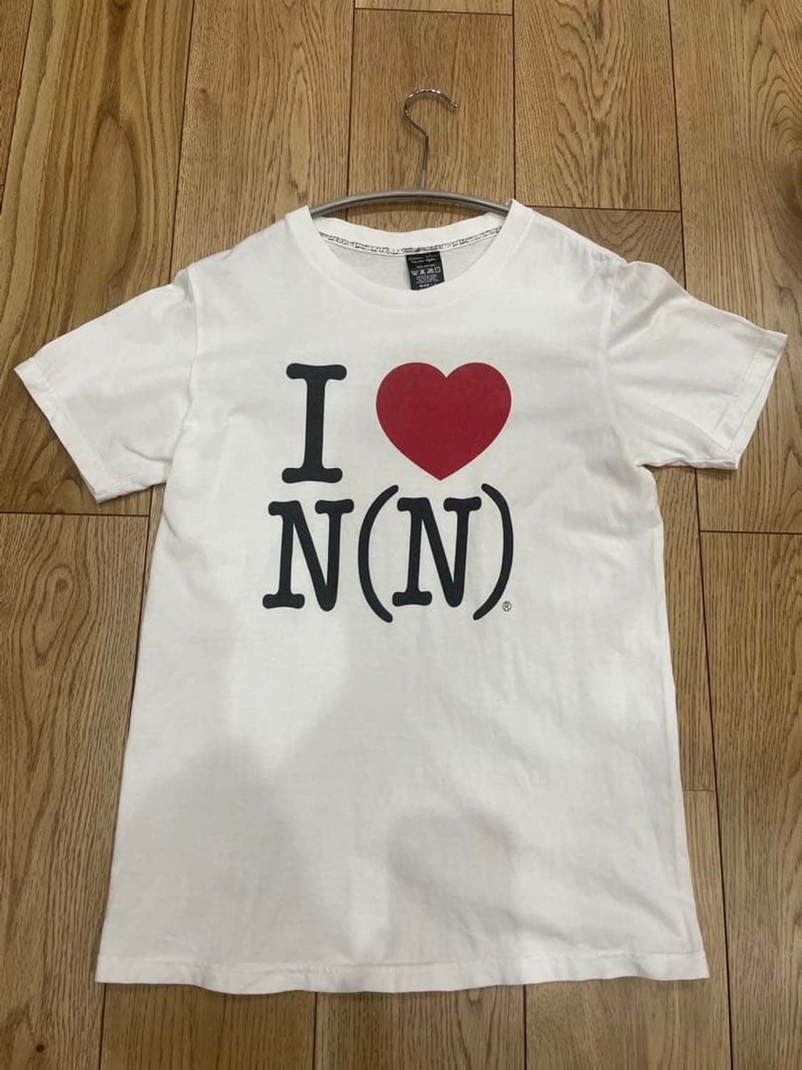 06SS 넘버 나인 I Love N(N) 프린트 반팔티 상품이미지1