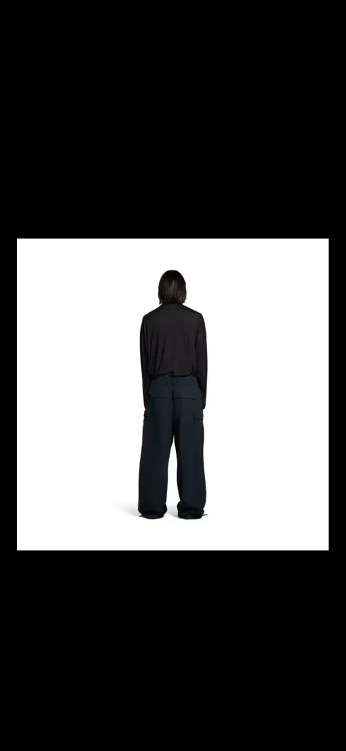 발렌시아가 가드로브 카고 팬츠 잉크 XS 상품이미지5