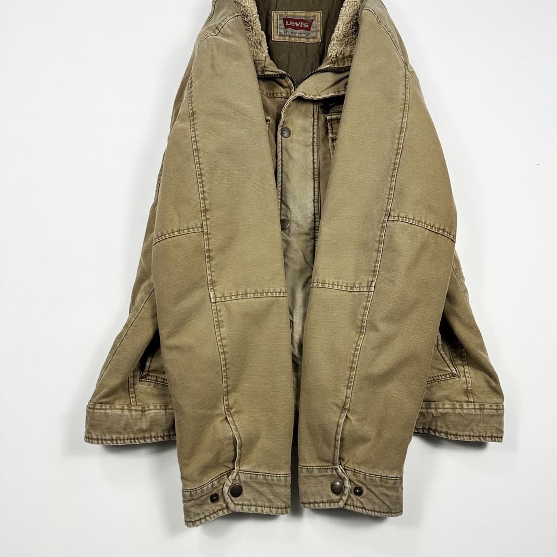리바이스 오리지널 양털 트러커 데님자켓 (L) 상품이미지4