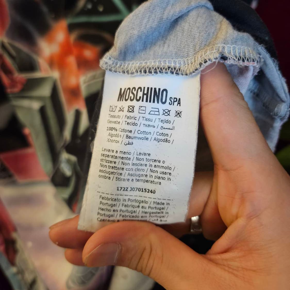 모스키노(MOSCHINO) Y2k 프린팅 반팔티셔츠
 상품이미지7