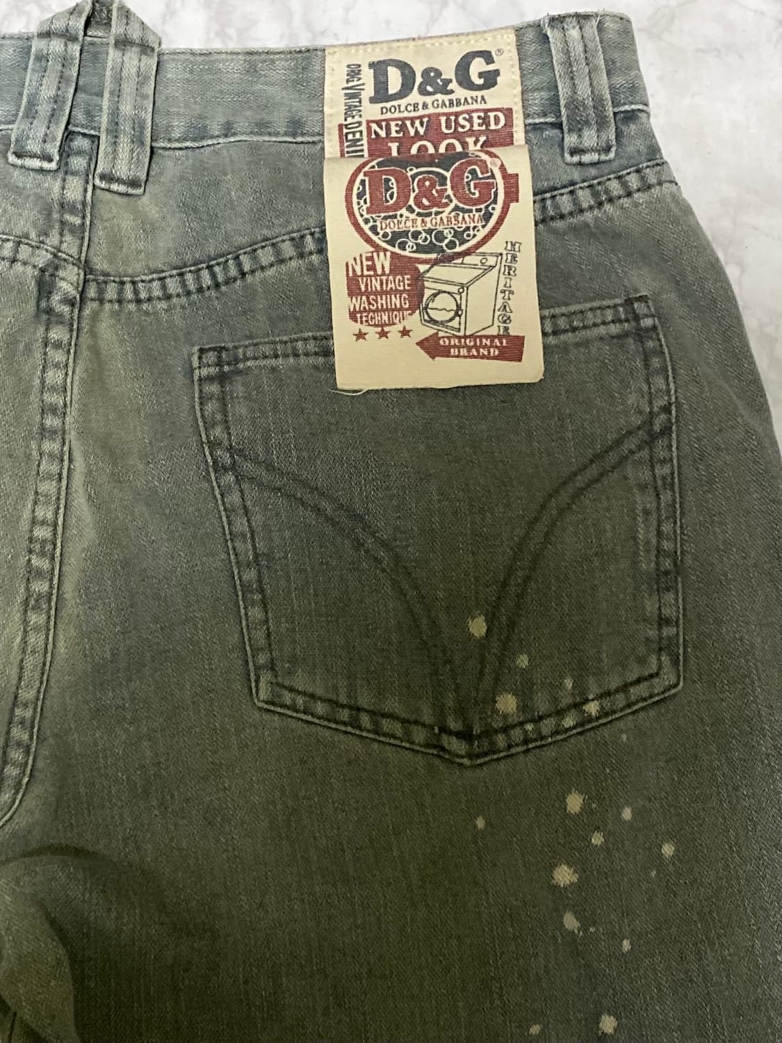 돌체앤가바나 청바지 허리 34 인치 상품이미지4