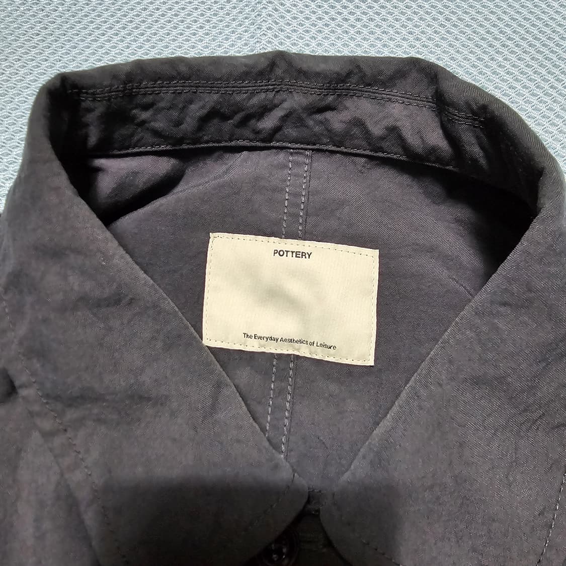 포터리 나일론 워크 자켓 차콜 4사이즈 상품이미지4