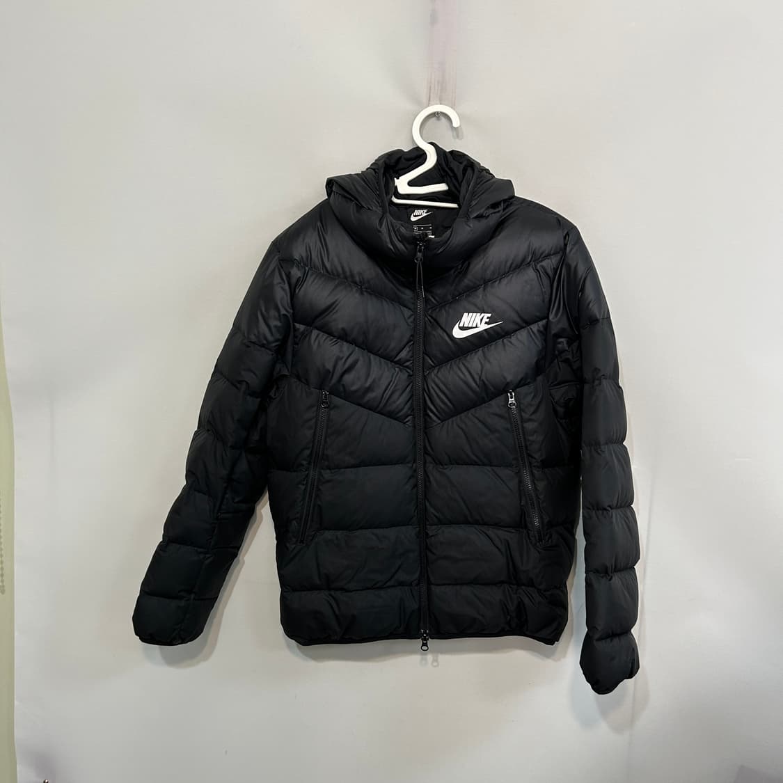 나이키 다운 필 윈드러너 후드 블랙 패딩 95 남성 상품이미지1