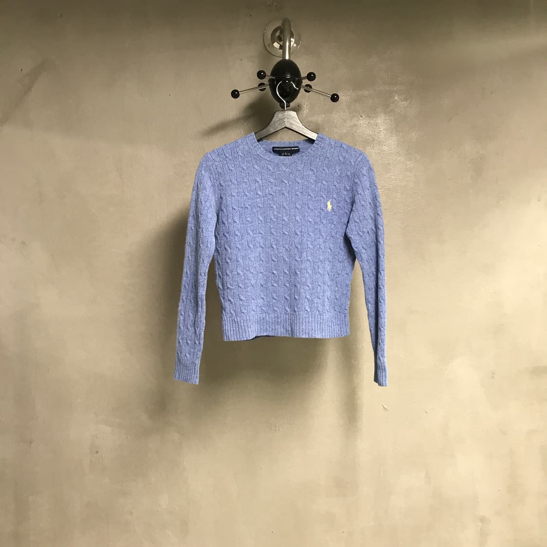 폴로 랄프로렌 케이블 니트 블루 L(W) 상품이미지1