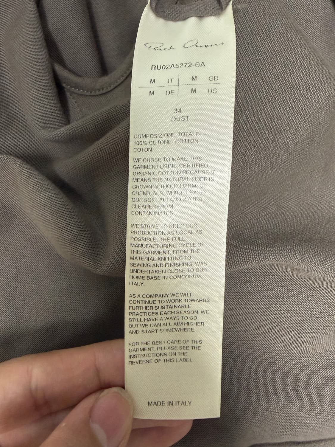 릭오웬스 비대칭 하이넥 지퍼 상품이미지5