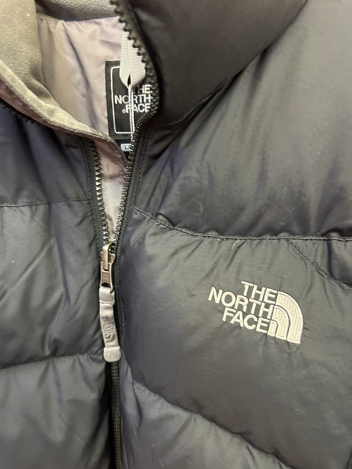 노스페이스 블랙 다운 패딩 자켓 상품이미지4