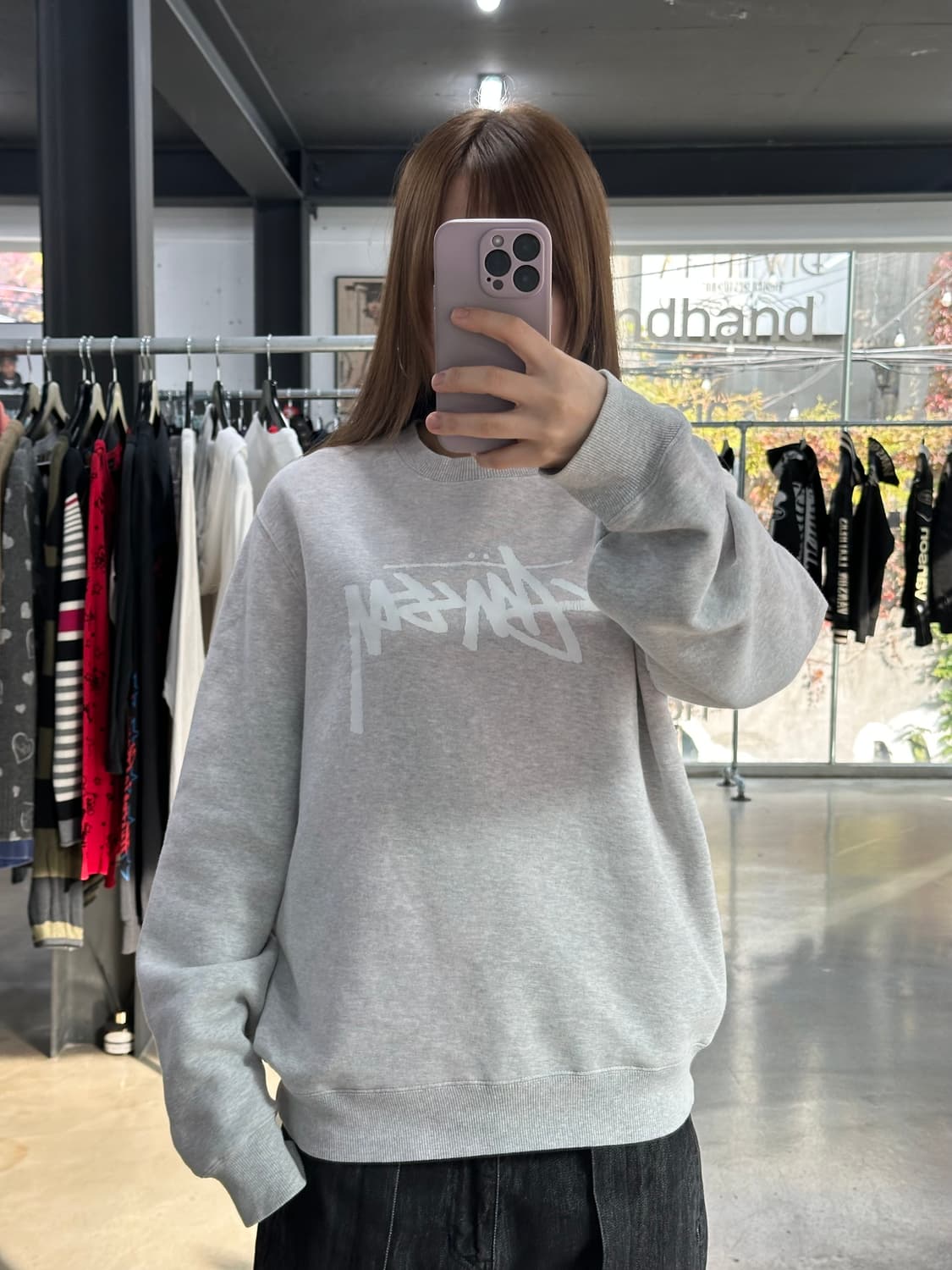 스투시 빅스탁 기모 맨투맨 상품이미지1