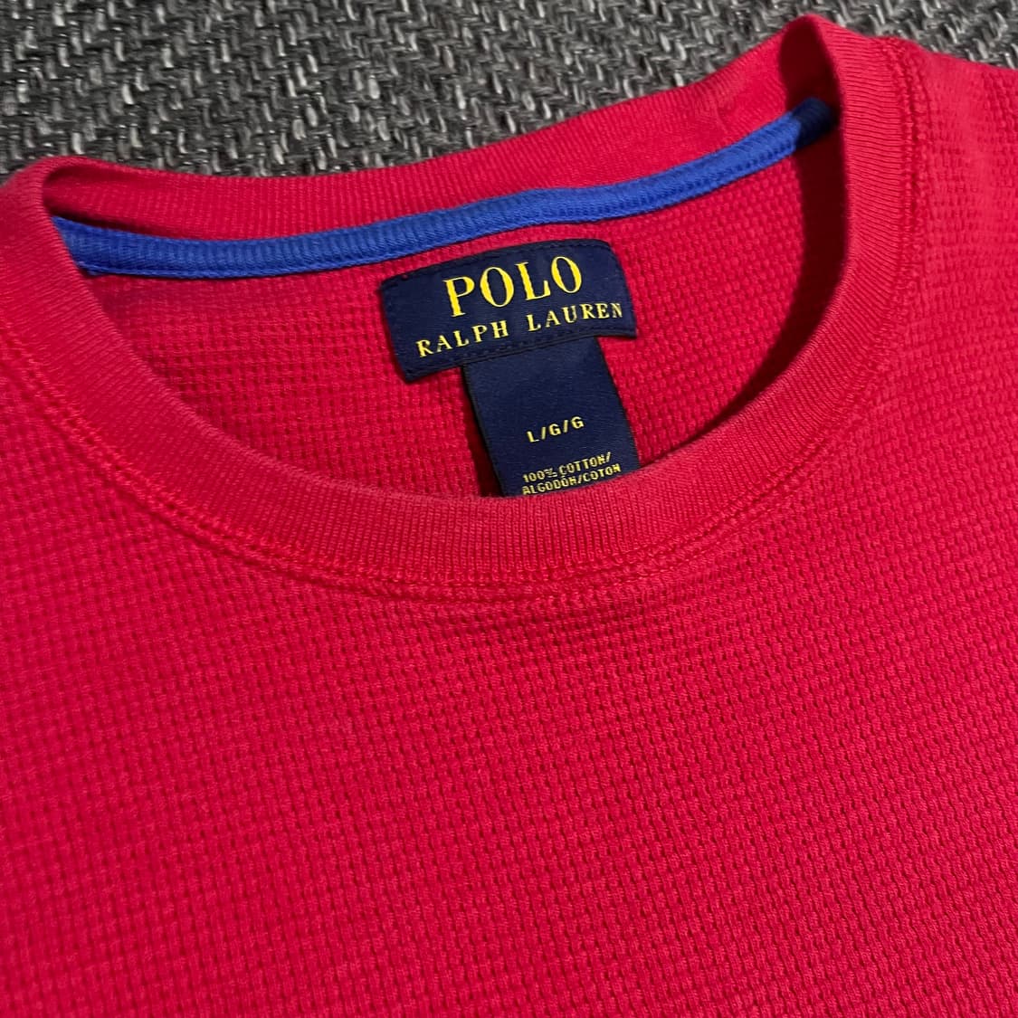 [L] POLO 폴로랄프로렌 와플티  상품이미지4