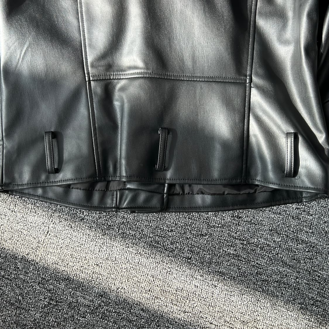 자라 블랙 라이더 가죽 자켓 상품이미지6