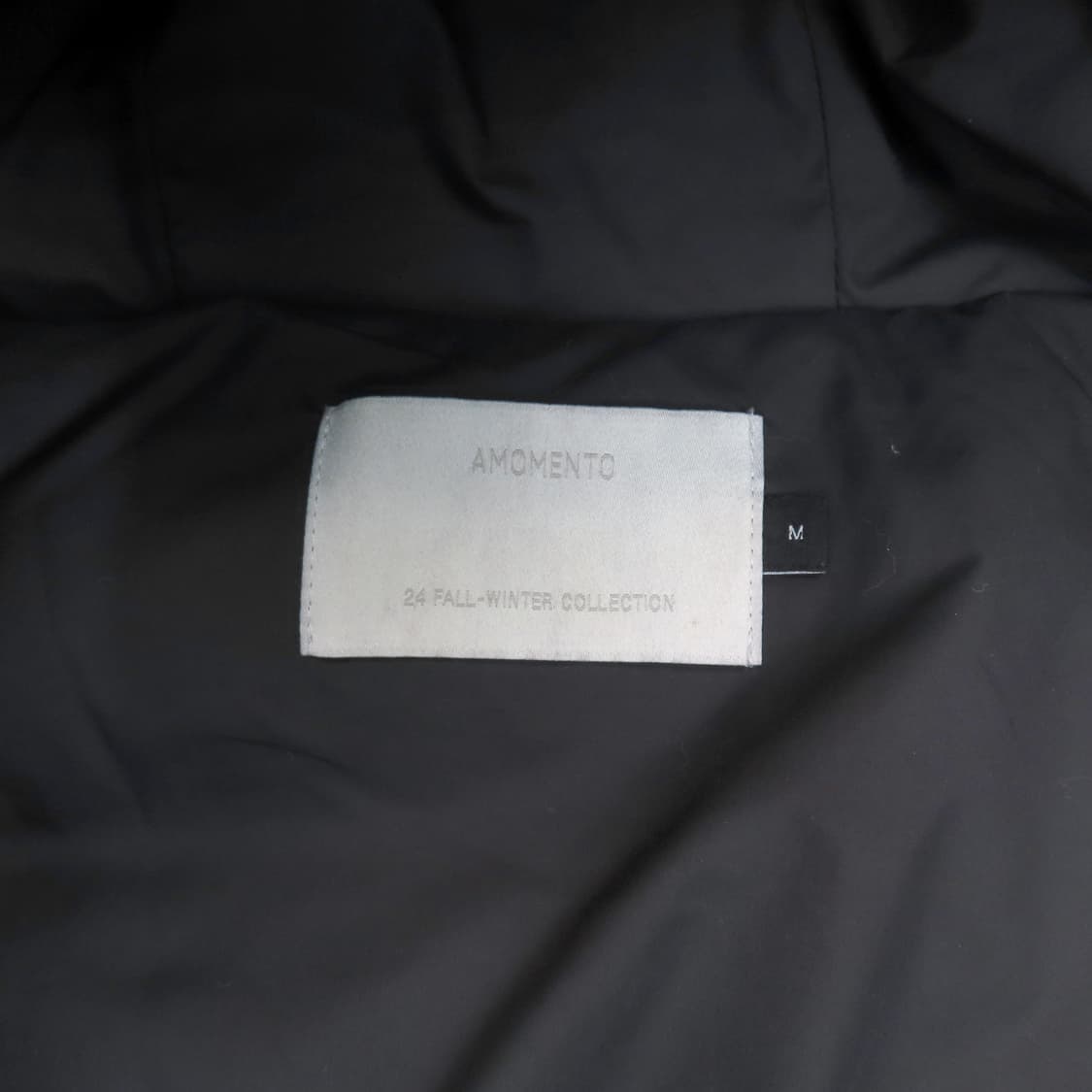 아모멘토 24fw 푸퍼 패딩 점퍼 블랙 M 상품이미지5