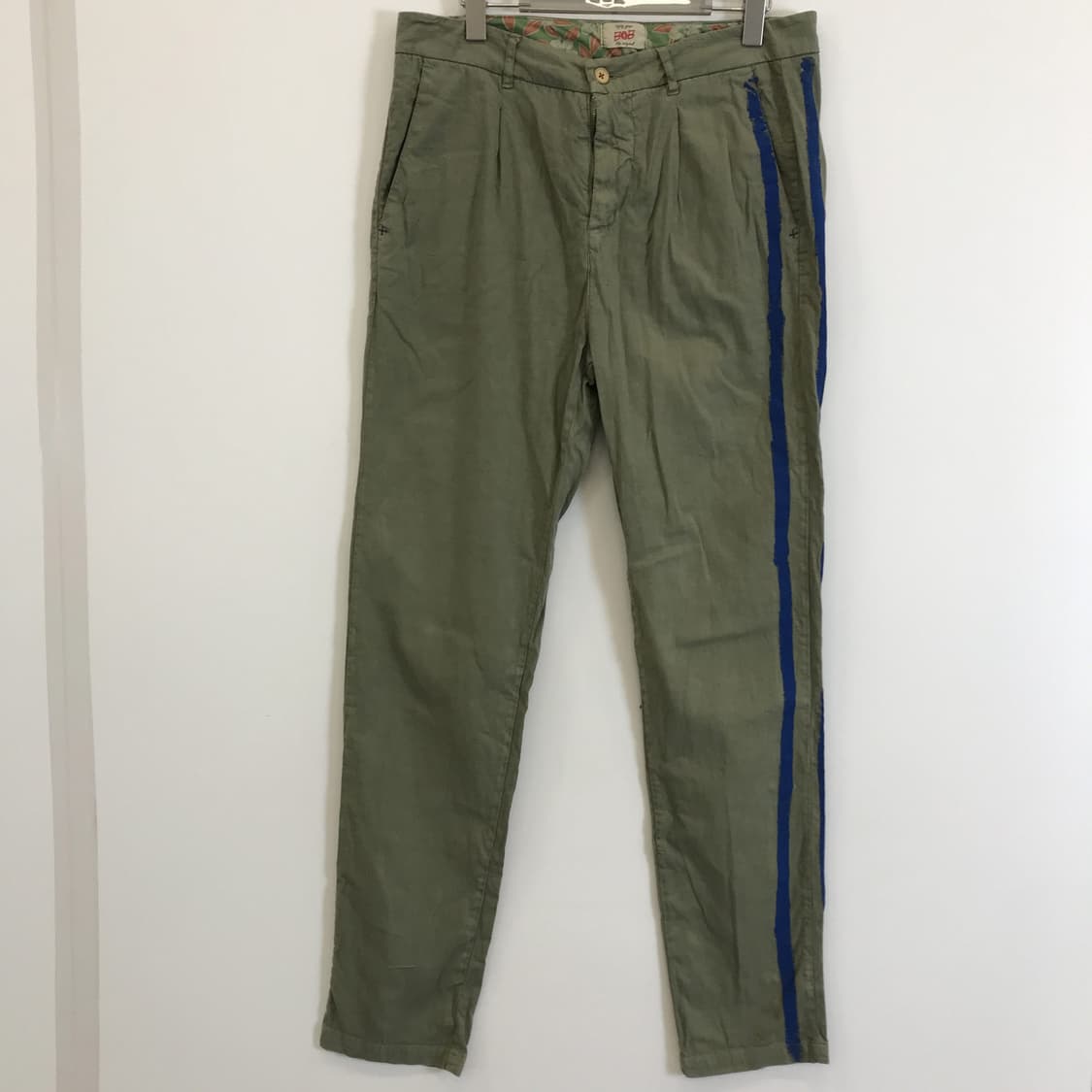 BOB 이태리 린넨코튼 카키팬츠 [34] 상품이미지1