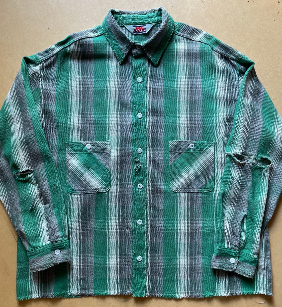 세인트미카엘 셔머아일랜드 플란넬 셔츠 M 상품이미지2