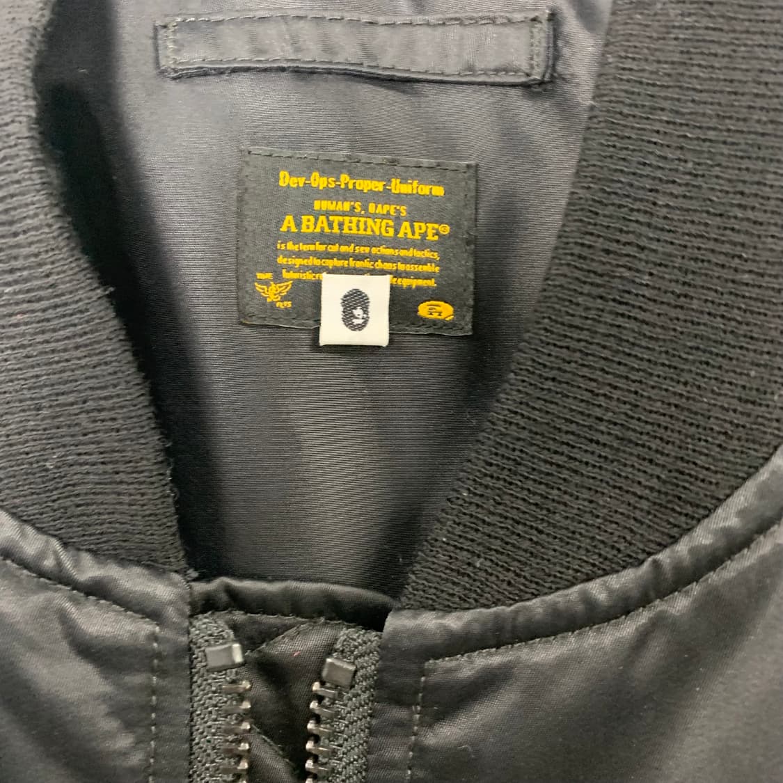 Bape 베이프 항공 봄버 자켓 상품이미지7