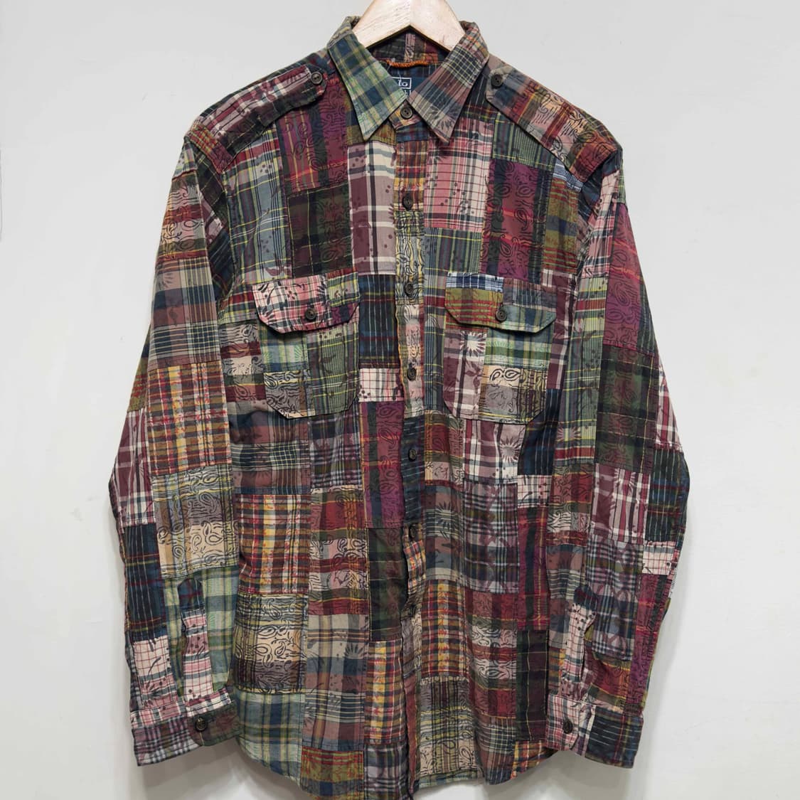 폴로 랄프로렌 패치워크 셔츠 상품이미지1