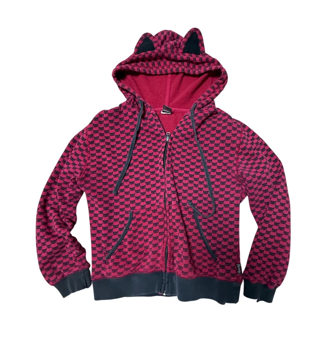 emily strange 고양이귀 후드집업 상품이미지1