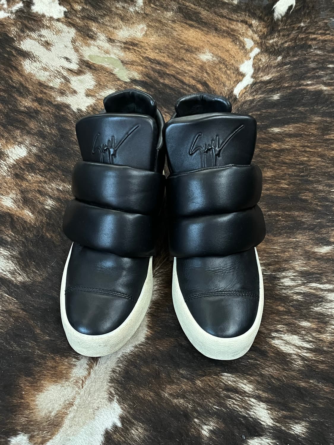 Giuseppe Zanotti Leather High Top Shoes 상품이미지4