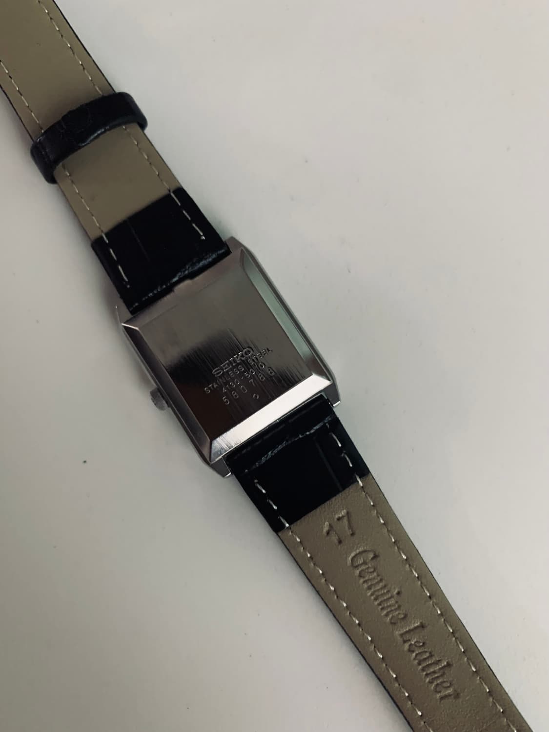 세이코 Seiko 쿼츠 탱크 타입 원 상품이미지4