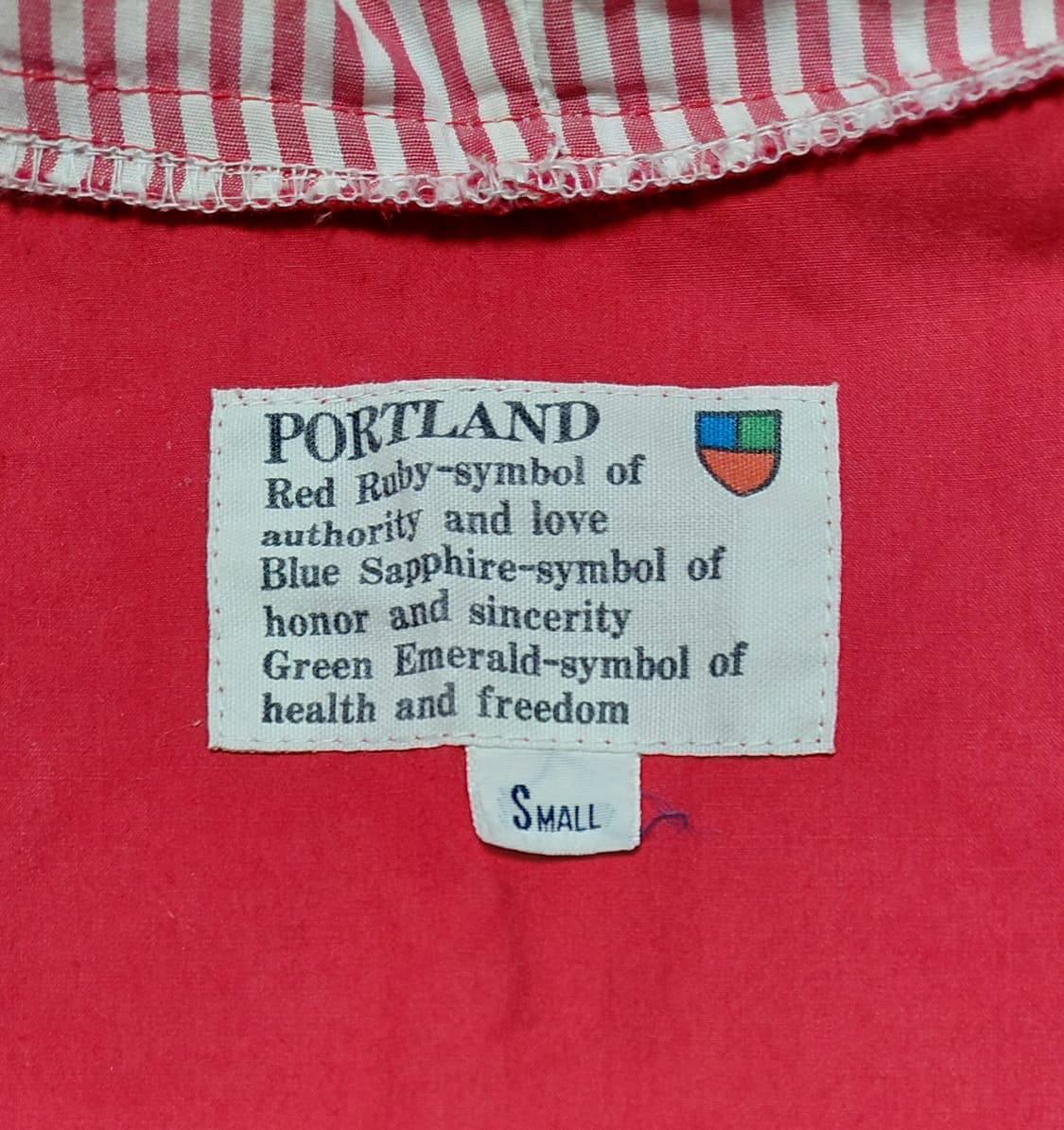 [VINTAGE] 포틀랜드(PORTLAND) 재팬 라인 레드 후드 코치  상품이미지5