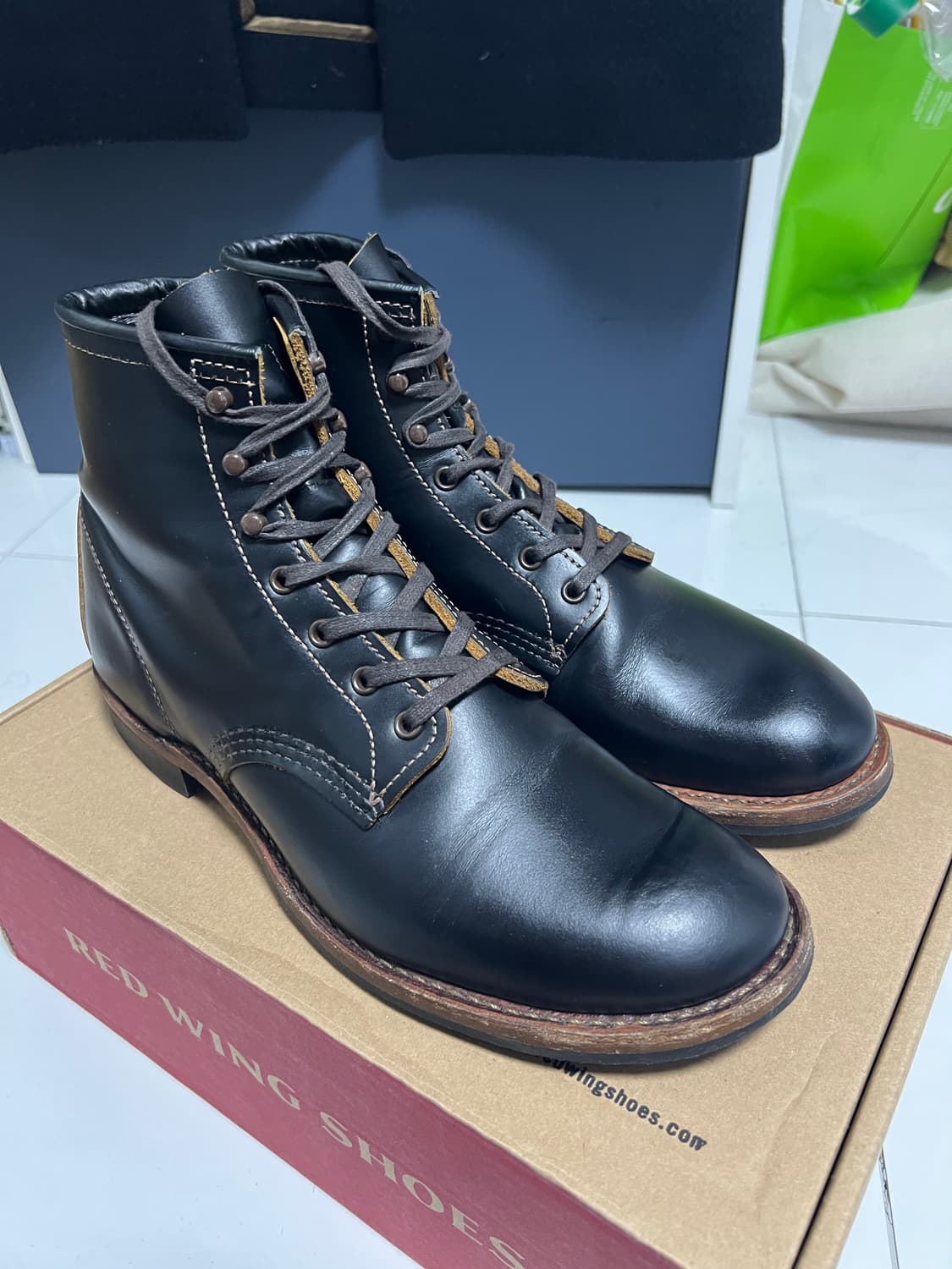 택포58) 레드윙 벡맨 9060 플랫박스 8.5D 265 클론다이크 상품이미지4