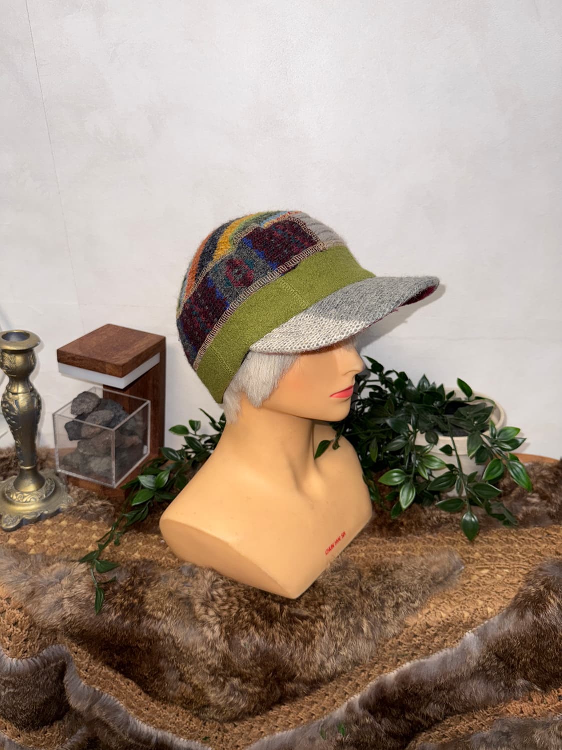 Mute color mix bohemian hippie knit cap 상품이미지4