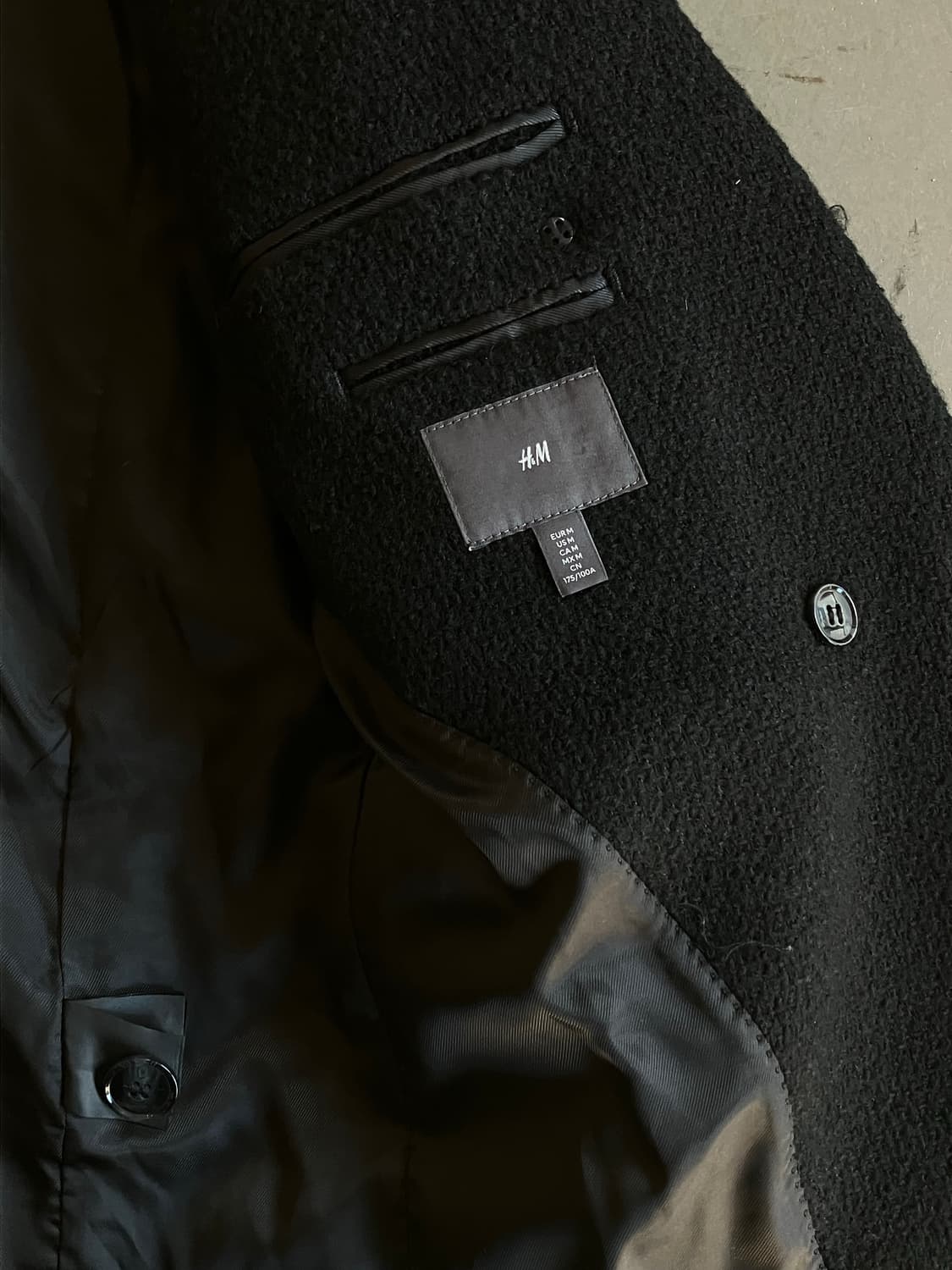 H&M hm 한정 컬렉션 트위드 더블 자켓 M 상품이미지4