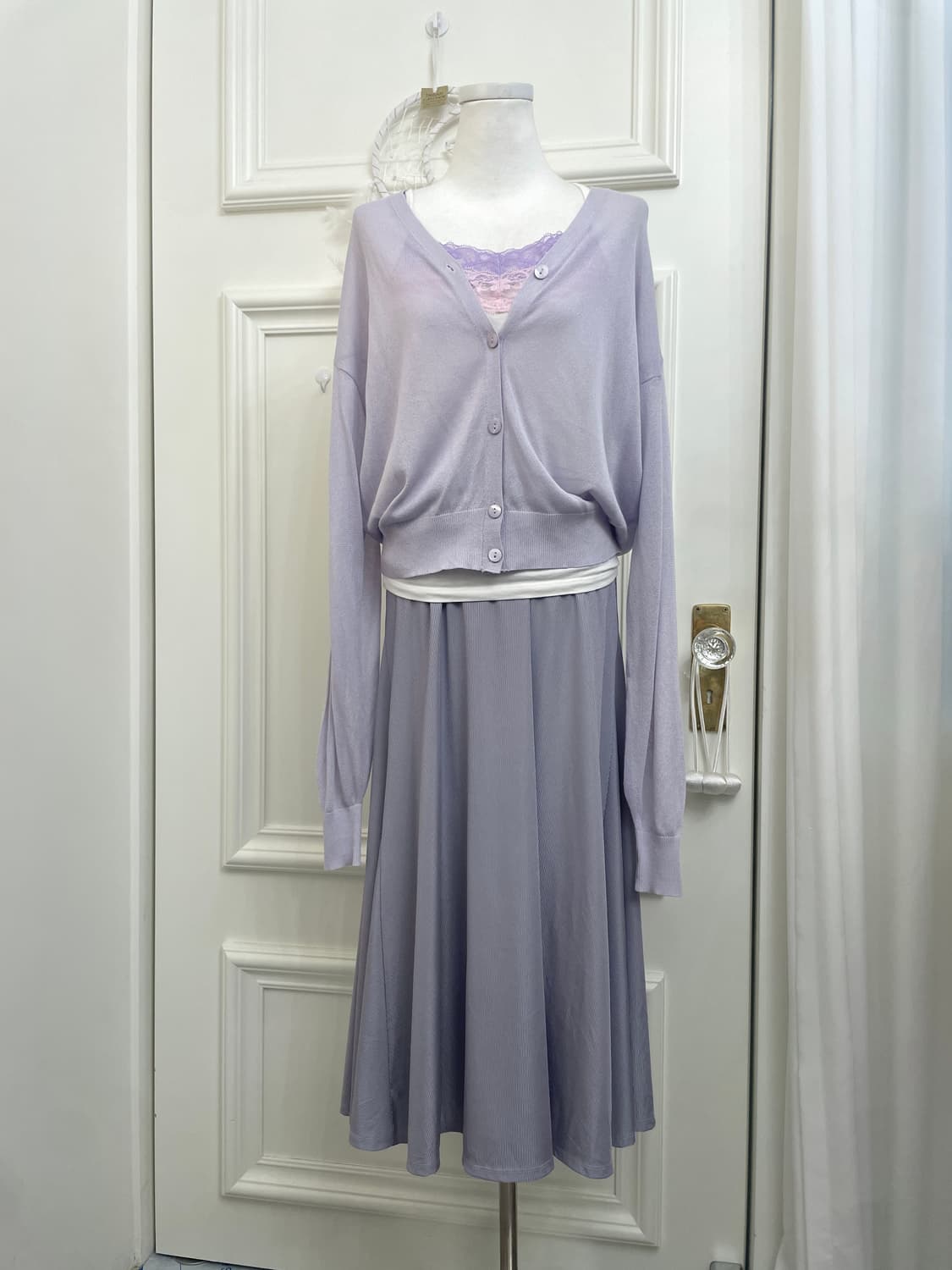 lavender basic cardigan&pink lavender la 상품이미지10