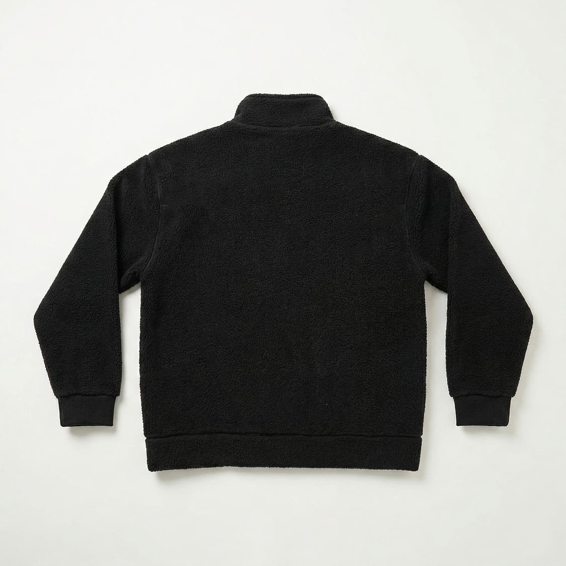 [FREE] CLAMP 블랙 양털 플리스 반집업 아노락 자켓 #T 상품이미지2