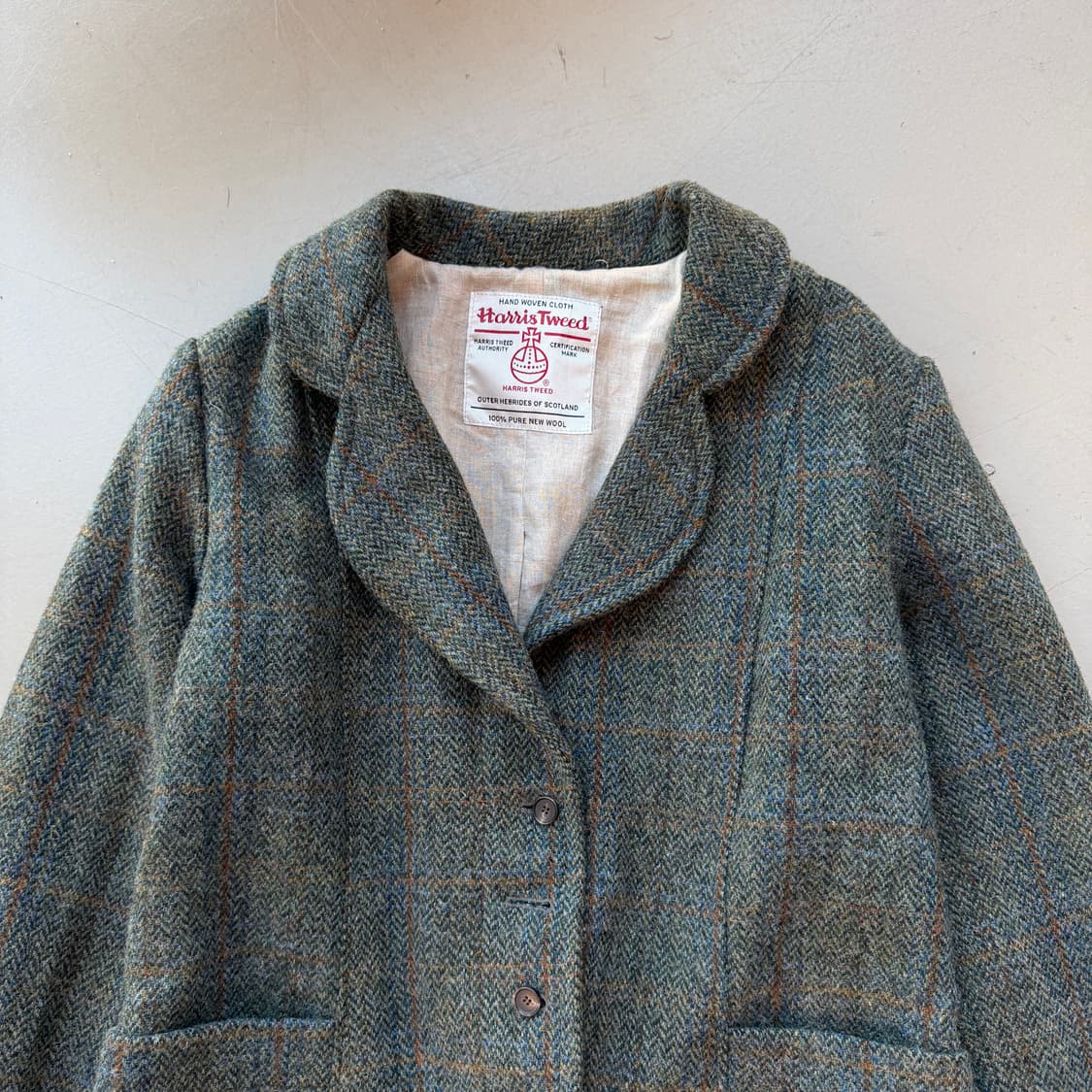 해리스 트위드 울 헤링본 자켓 상품이미지3