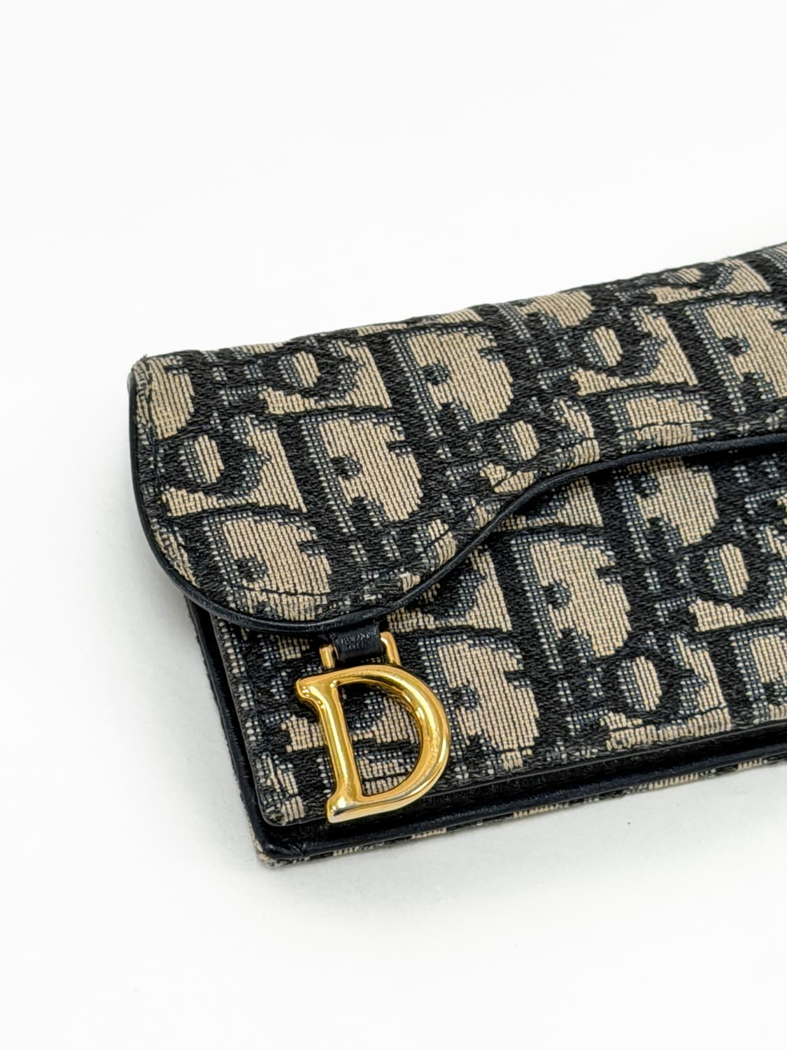 디올 오블리크 새들 플랩 카드 지갑 상품이미지2