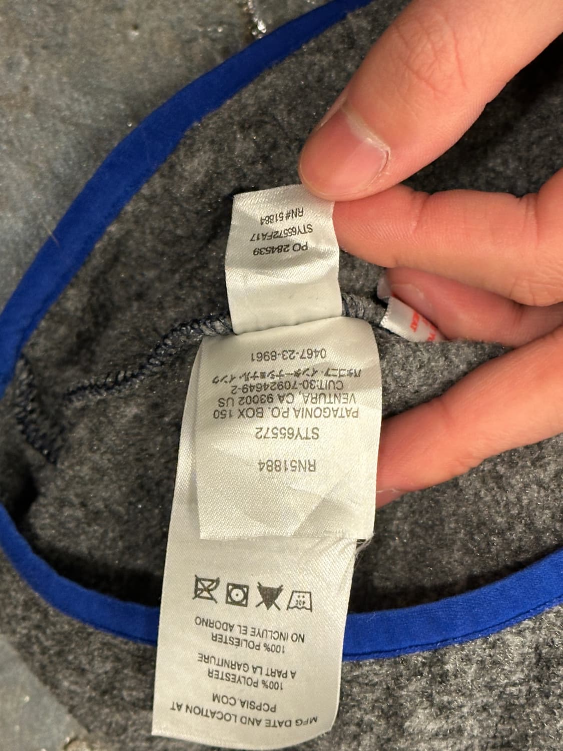 파타고니아 신칠라 스냅티 kids(12Y) L 상품이미지6